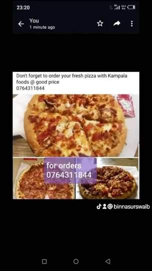 A picture of PIZZA