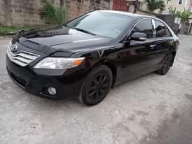 A picture of Clean Painted on first body Nigerian used Toyota Camry Spider