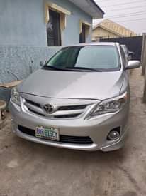 A picture of A year registered barely used Tokunbo standard Toyota Corolla 2012