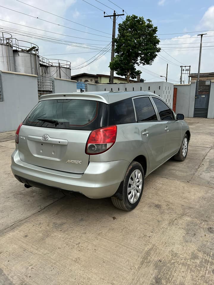 A picture of Reg. Toyota matrix 2004 Model Well painted Sliver on fabric