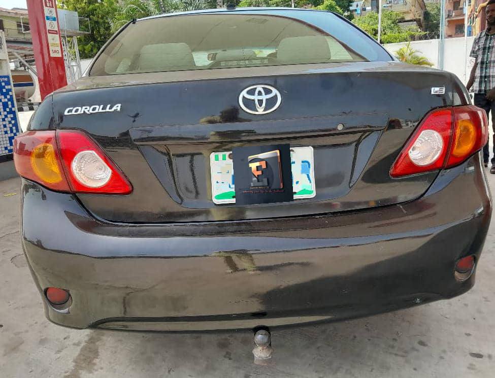 A picture of Registered Toyota Corolla 2008 09 model