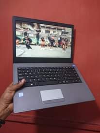 A picture of slim laptop hp core i3 8th generation