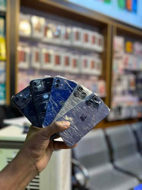 A picture of iPhones