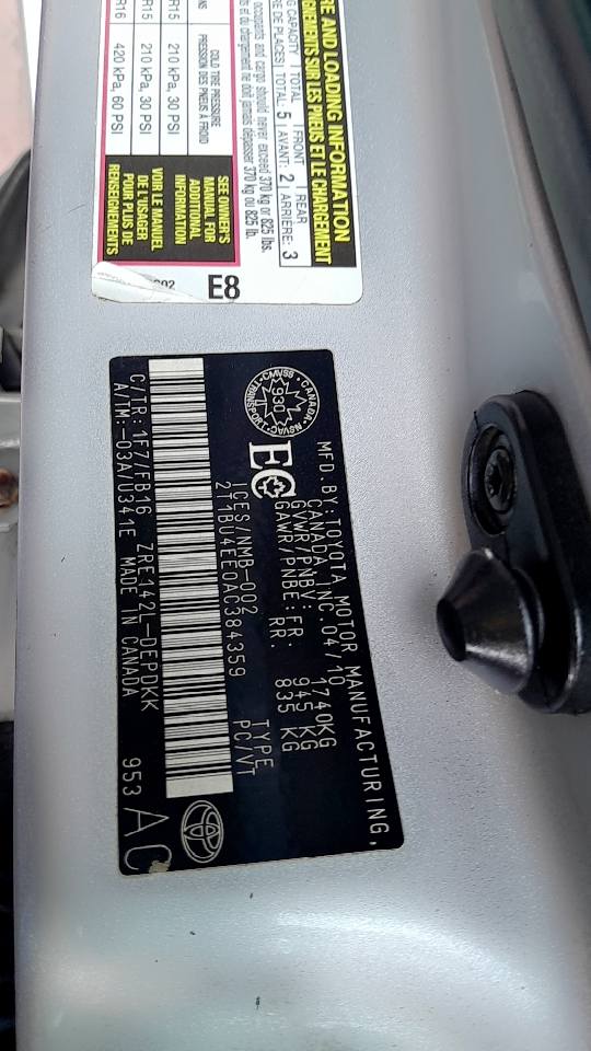 A picture of 010 corolla 07035785889