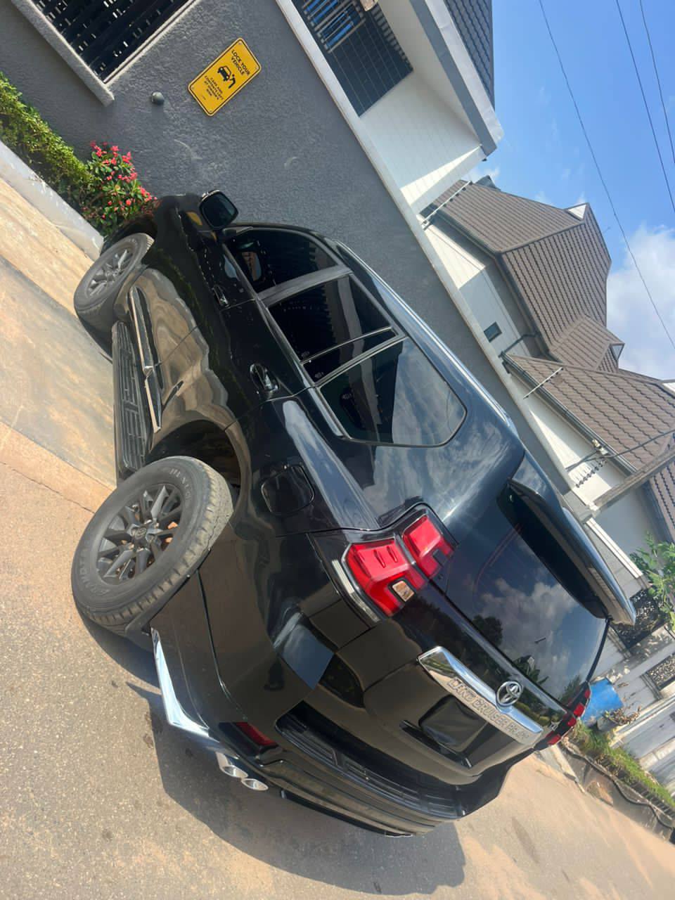 A picture of Belgium standard Registered Toyota PRADO JEEP 2011 model upgraded to