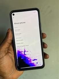 A picture of Google pixel 4a 5G