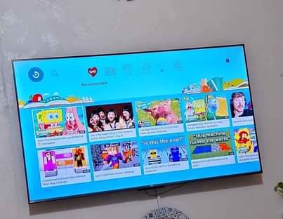 A picture of Google smart tv 55 inch .