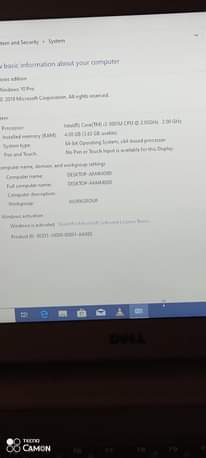 A picture of DELL latitude i3 5th generation at 550 000
