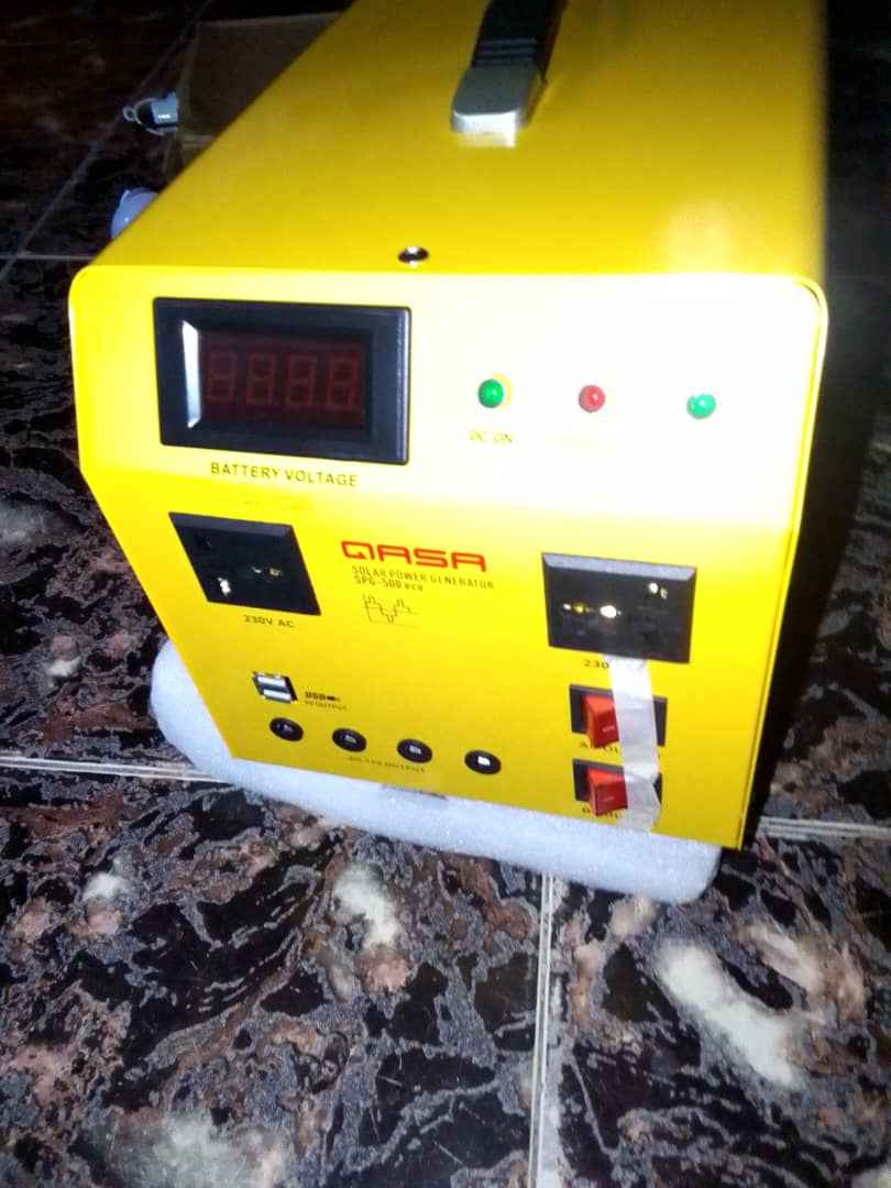 A picture of QASA 300W Solar Generator 1 year warranty