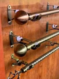 A picture of Curtains and rods