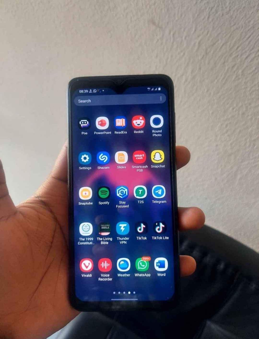 A picture of Samsung galaxy a70
