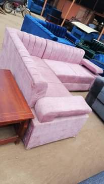 A picture of L shape sofa