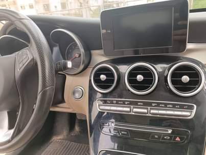A picture of Good deal foreign used 2016 Mercedes benz C300 4matic Navy