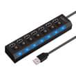 A picture of Switch extension hub 7 port USB2 0 hub Computer USB