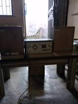 A picture of LG boom home theater system