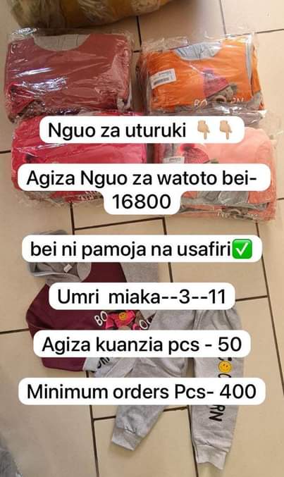 A picture of Habari njema kwa wafanya biashara Agiza Nguo za uturuki Agiza