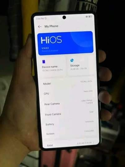 A picture of Brand New Tecno camon 20 pro