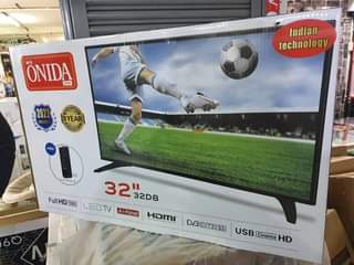 A picture of 32inch flat tv with inbuilt Free to air decoder