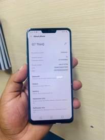 A picture of Lg g7thinQ gb 64 ram gb4