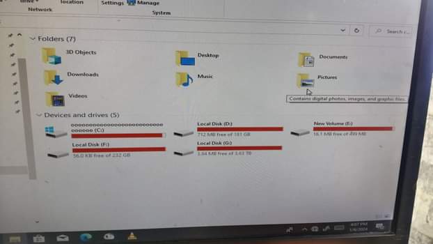 A picture of Desktop computer