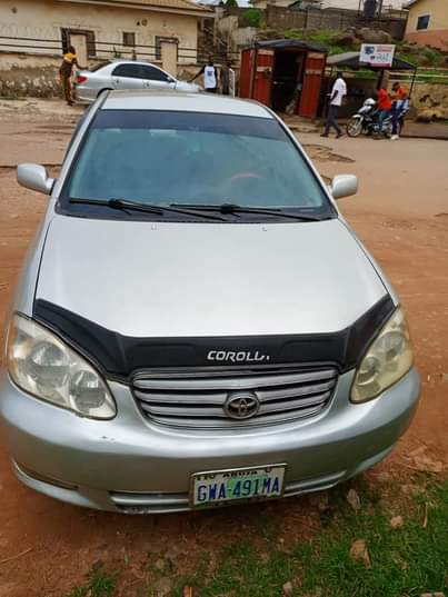 A picture of Toyota corola for Sale tested okay.