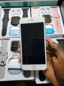 A picture of iPhone 6plus 64Gb storage at only UGX 150k