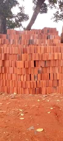 A picture of Quality Clay products like maxpans half bricks roofing tiles vents