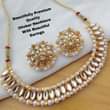 A picture of Kundan pearl necklace set