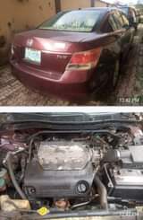 A picture of Nigerian used Honda Accord aka evil spirit Pure firstbody V6