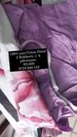 A picture of 100 pure Cotton Fitted bedsheets Restocked Till no. 664059 