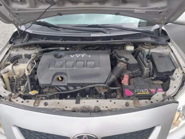 A picture of Foreign used standard unregistered 2009 Toyota Corolla with untempered engine