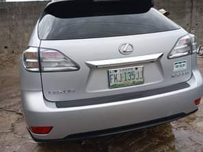 A picture of Lexus RX 350 2010 model 3 months used came into