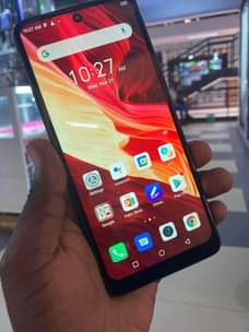A picture of Camon 18i 128gb. 350k Infinix note 10 128gb.360k