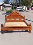 A picture of Kitanda 5 6 mbao ngum 135 bedi sofa cheupe kabsa