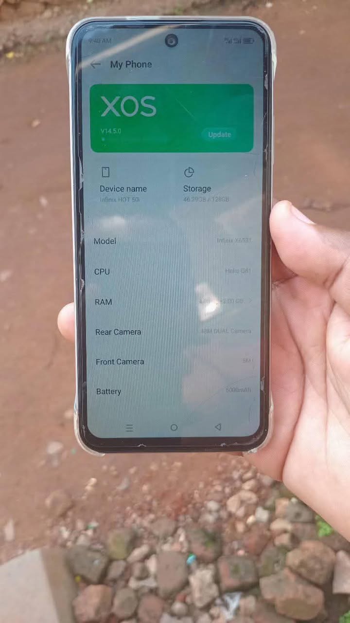 A picture of Infinix hot 50i