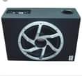 A picture of Car Android screen speakers woofers tracker and all sound system