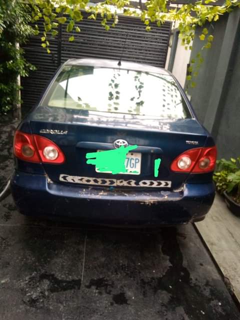 A picture of Toyota Corolla 05 Nigerian