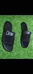 A picture of Male and female slippers and shoes