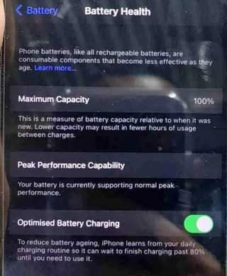 A picture of IPhone x