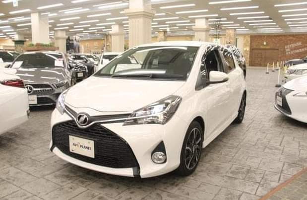 A picture of Toyota vitz 2015