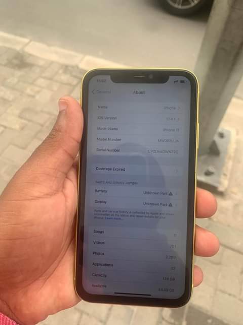 A picture of iPhone 11