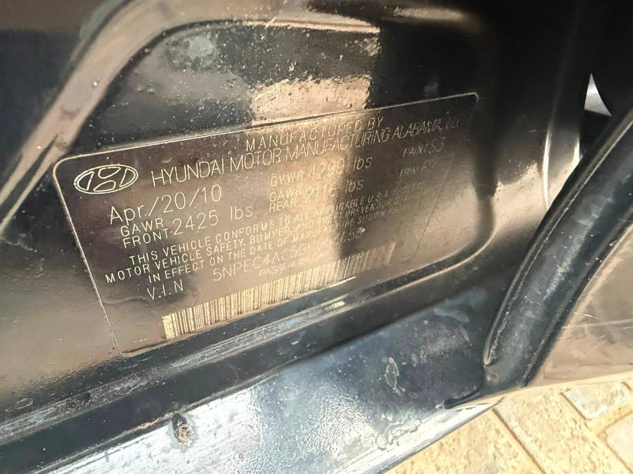 A picture of Hyundai sonata