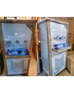 A picture of Commercial Stainless Steel 3 Tap Water Cooler Dispenser