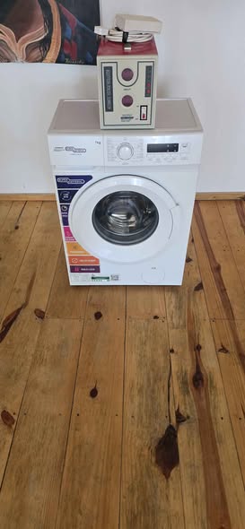 A picture of Automatic washing machine with stabilizer included