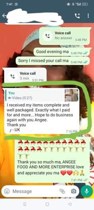 A picture of Buy from Angee food n more enterprise and have ur