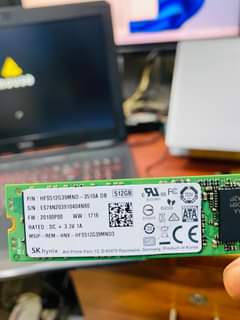 A picture of 512 gb Ssd m2 chip