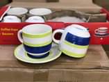 A picture of Hand painted Cup and Sourcer