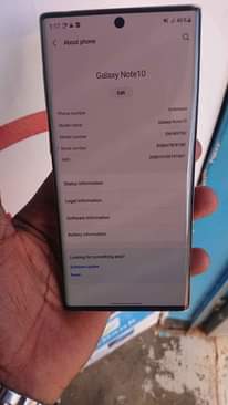 A picture of Samsung galaxy note 10 256gb 12gb ram