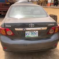 A picture of Toyota Corolla 2009 model Everything is working perfectly Location Abuja