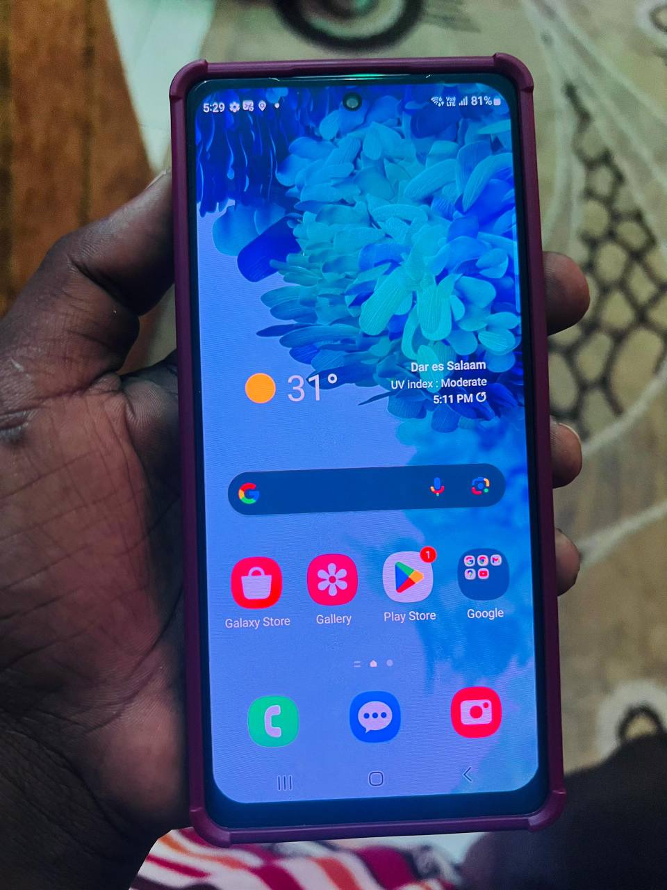 A picture of Samsung S20 FE